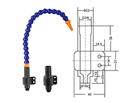 G1/4 Series Cooling Pipe->>Adjustable plastic cooling pipe