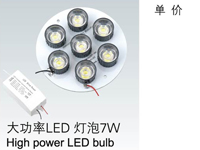 大功率LED燈泡7W->>機床工作燈系列