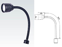 JC35-5 Halogen tungsten lamp buib Magnet->>Machine tool working lamp>>Waterproof fluorescent work lights