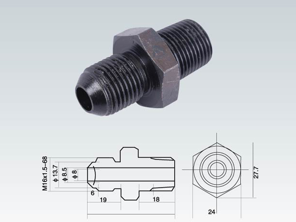 CW6163B 管路接頭->>金屬軟管接頭，尼龍管接頭